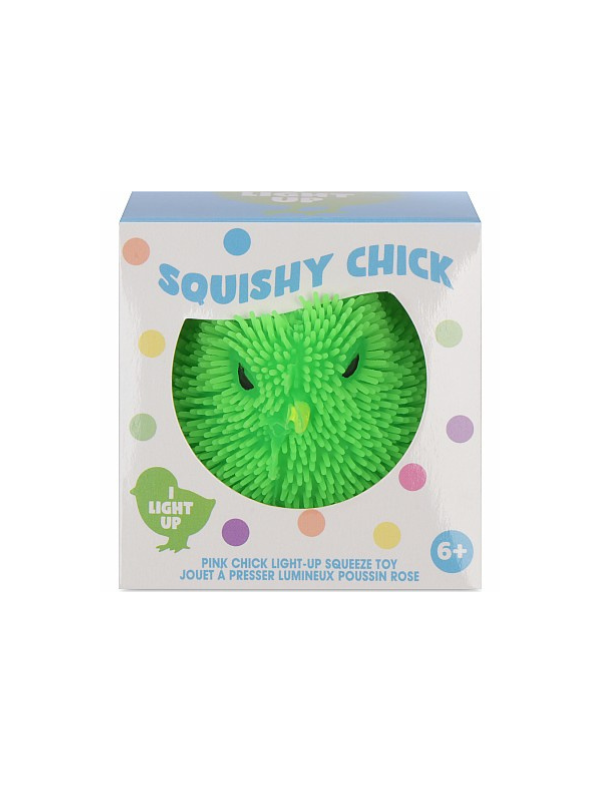 Green Chick Light Up Squeeze Toy