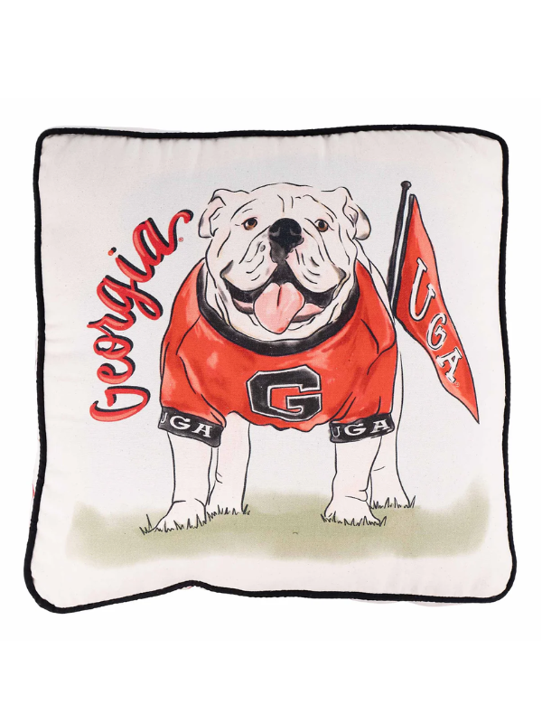 Georgia Mascot Pillow