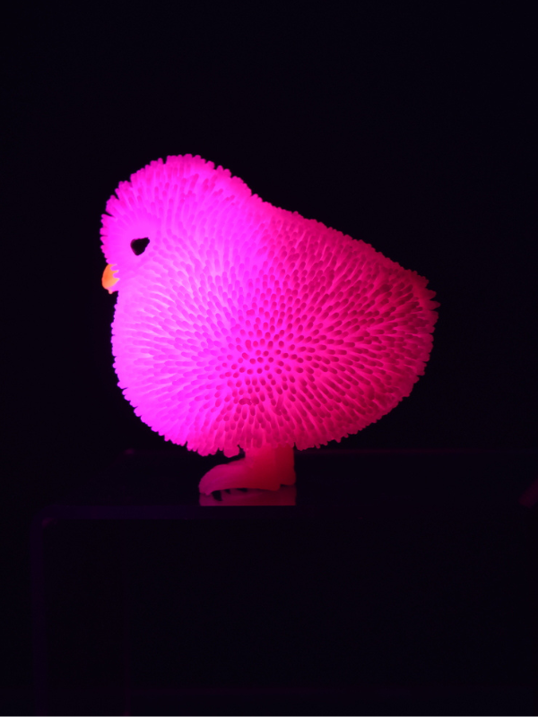 Pink Chick Light Up Squeeze Toy