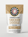 Cork's Cinnamon & Sugar Snicker Doodle Popcorn packaging