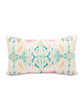Decorative pillow with colorful abstract pattern 