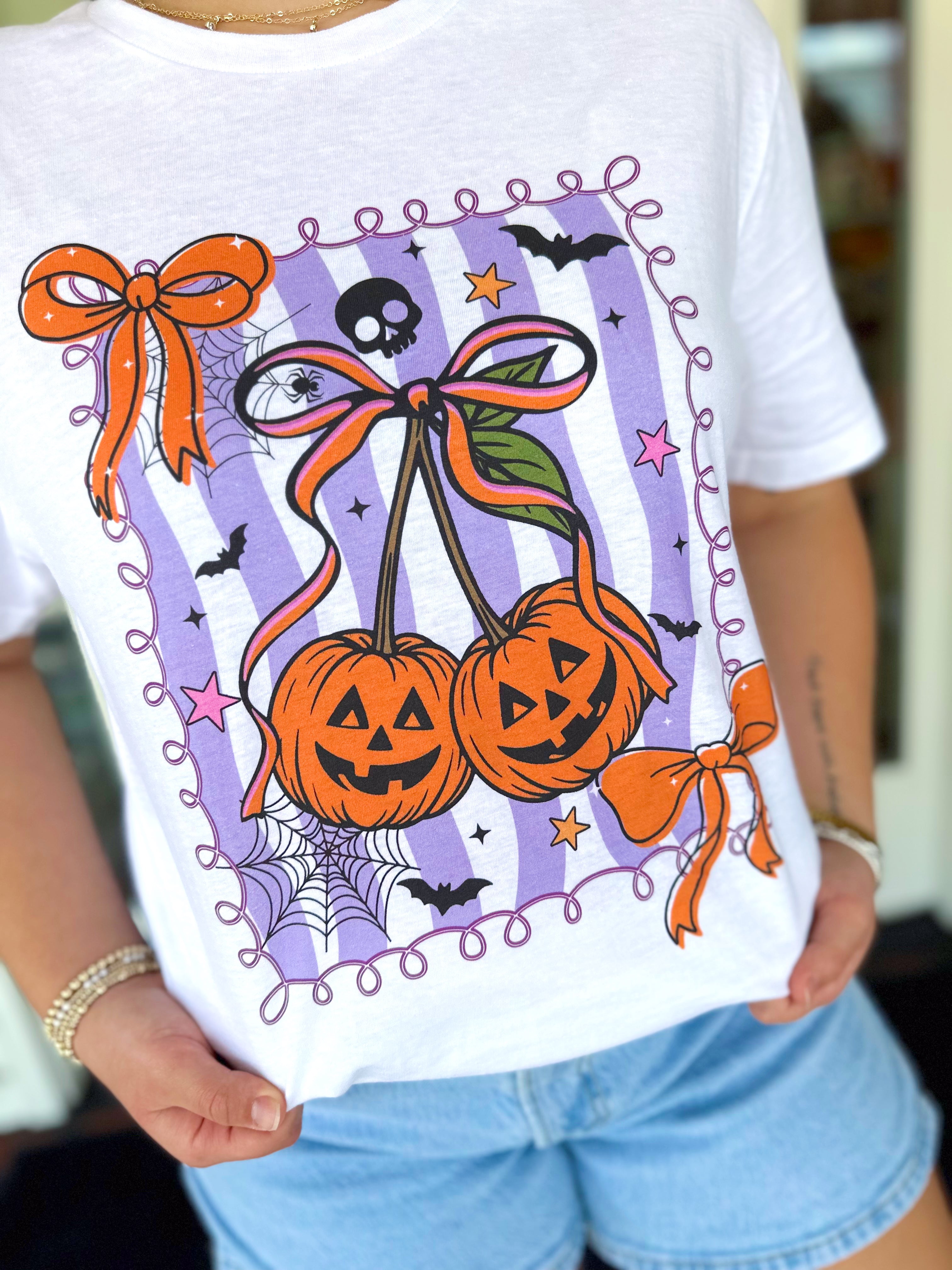 Pumpkin Cherries Tee