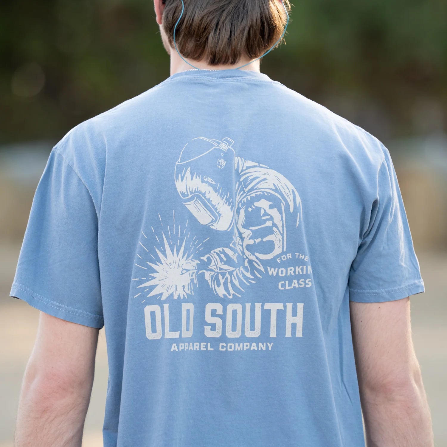 Welder Working Class Short Sleeve Tee by Old South Apparel
