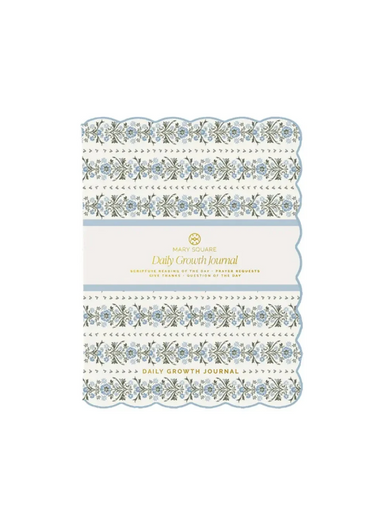 Blue and green floral spiritual journal 