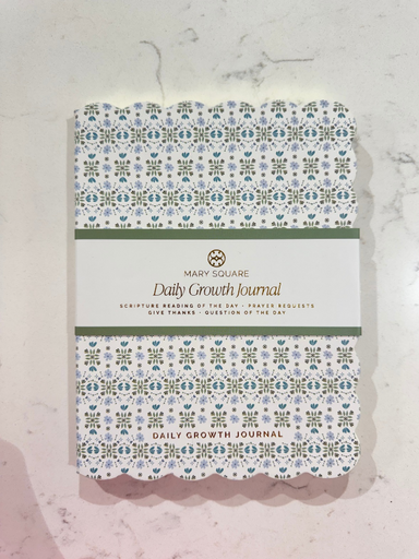 blue and green trellis journal 