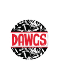 Dawgs Pattern Button uga university of georgia bulldogs pin gameday football 