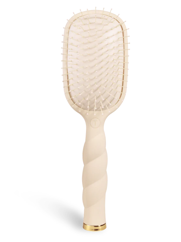 Detangler Hair Brush For Medium Hair- Tan by Teleties 