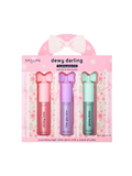 Dewy Darling Lip Glowy Gloss Trio by My Spa Life blush lilac glowy lip balm