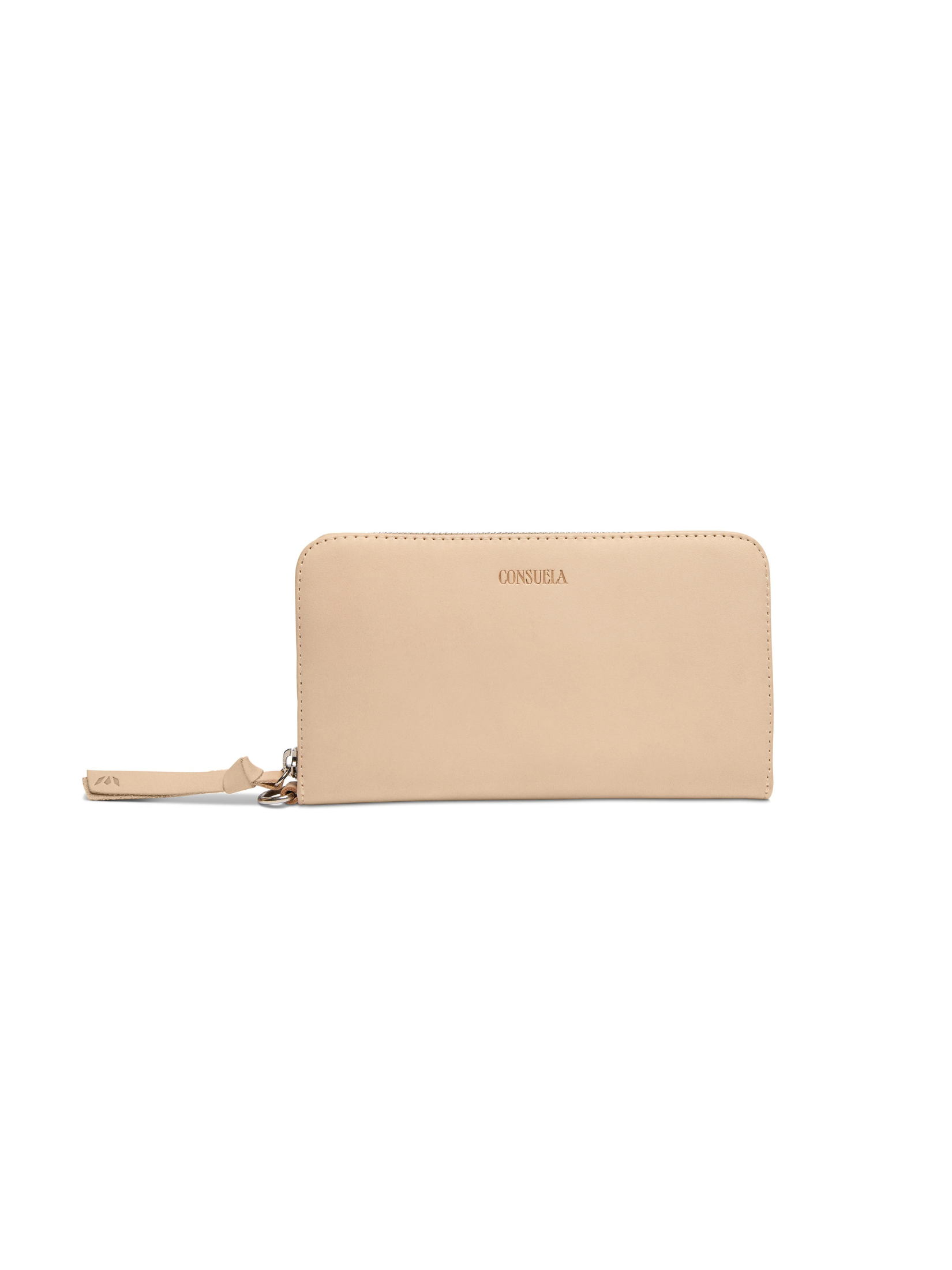 tan leather wallet