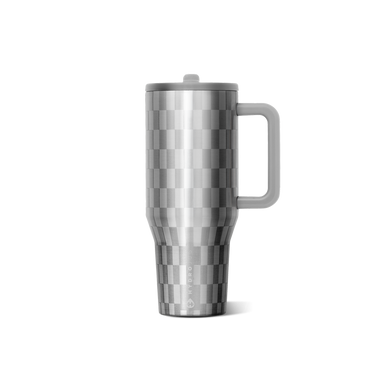 A mirror-shine checker hydrojug that brings disco ball energy to every occasion. T