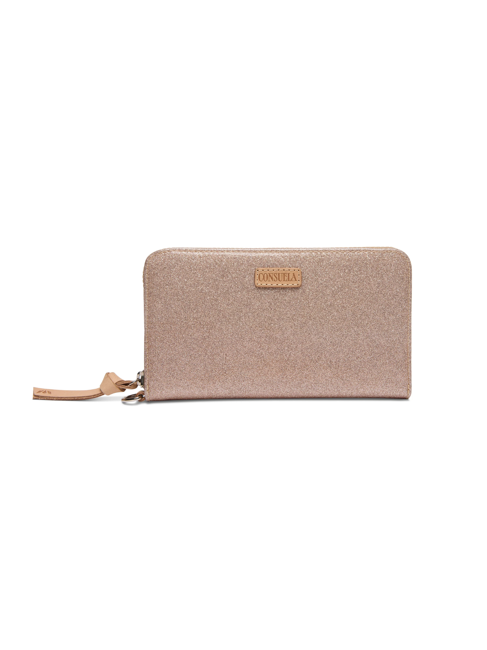 glitter pink wallet