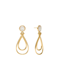 Essex Stone Earring in Mother of Pearl 