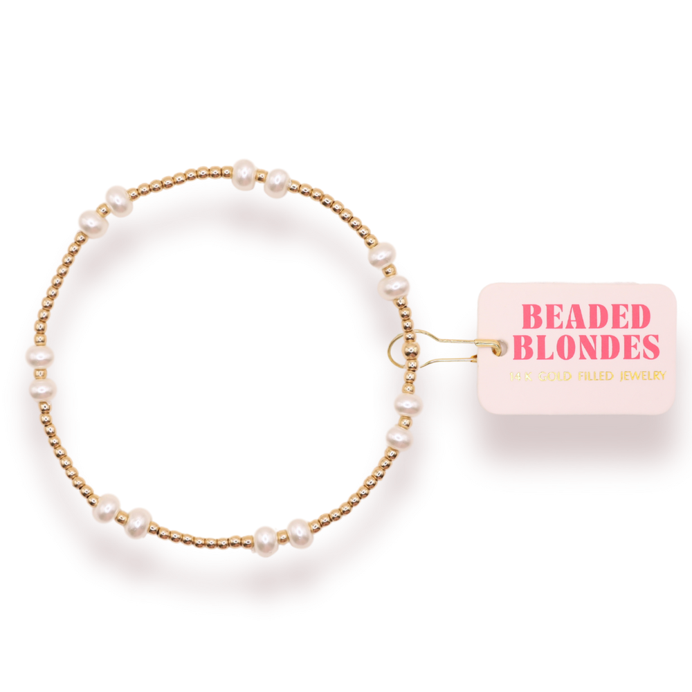 Extended Dainty Bethani Bracelet By Beaded Blonde mixed