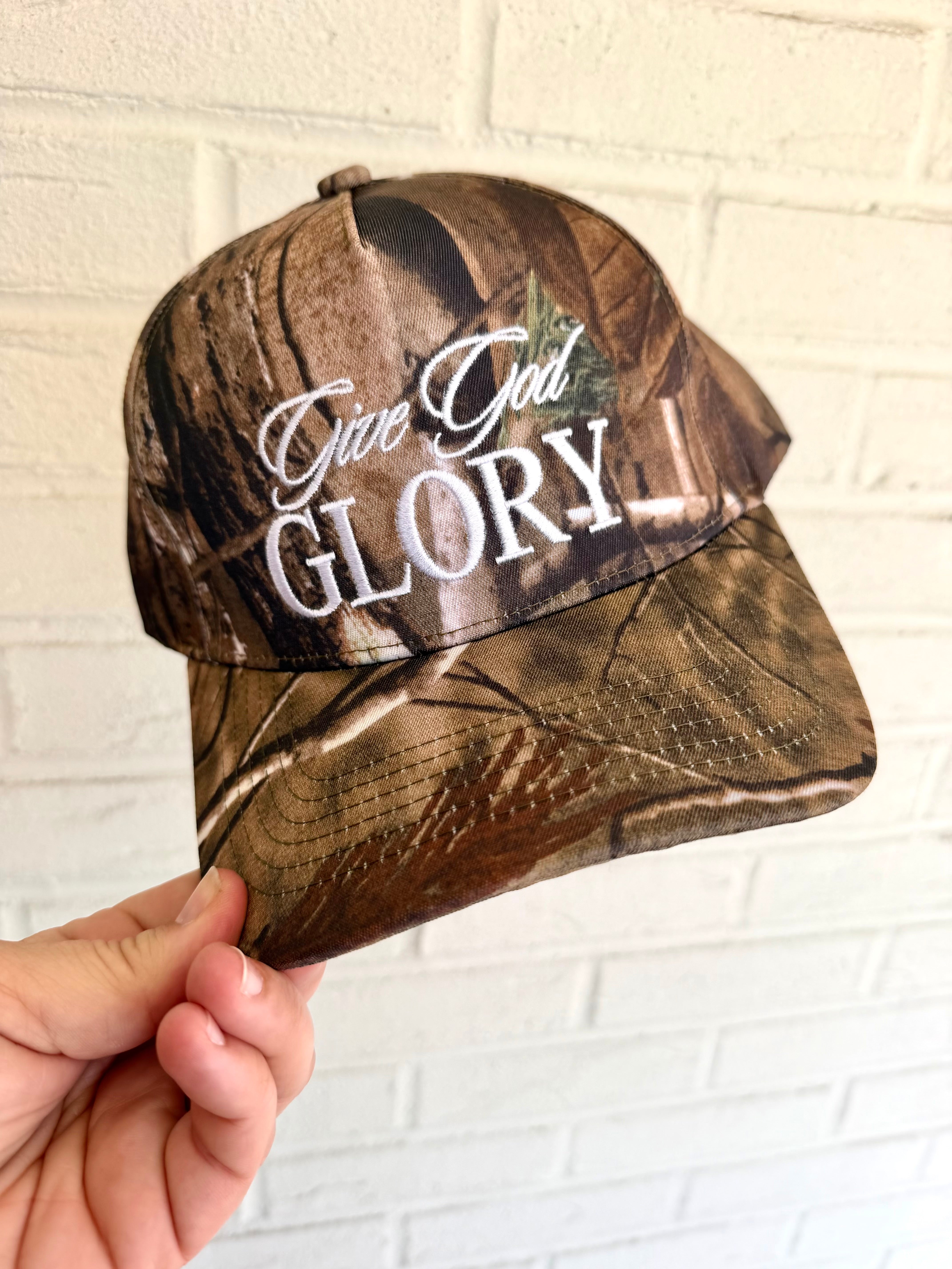 Give God Glory Camo Hat