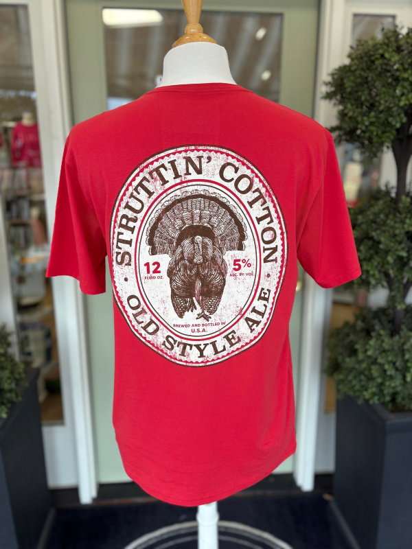 Old Style Turkey Ale Tee by Struttin' Cotton