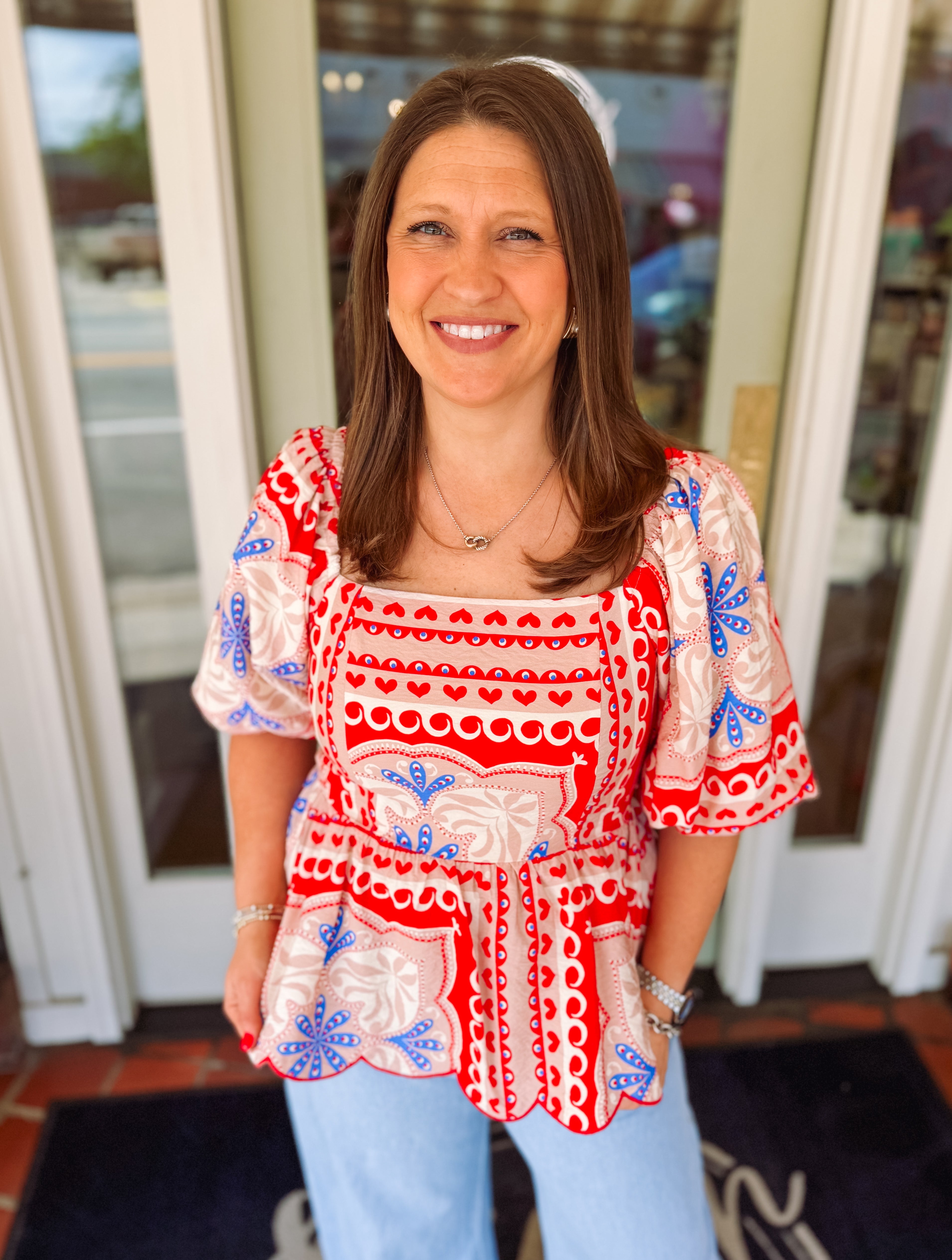 The Skylar Peplum Top