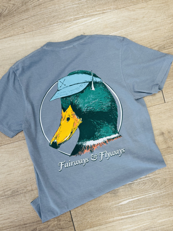 duck with a visor tee