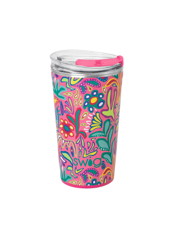 Flora Rosa Party Cup by Swig Life