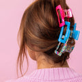 For Fun Confetti Claw Clip Trio