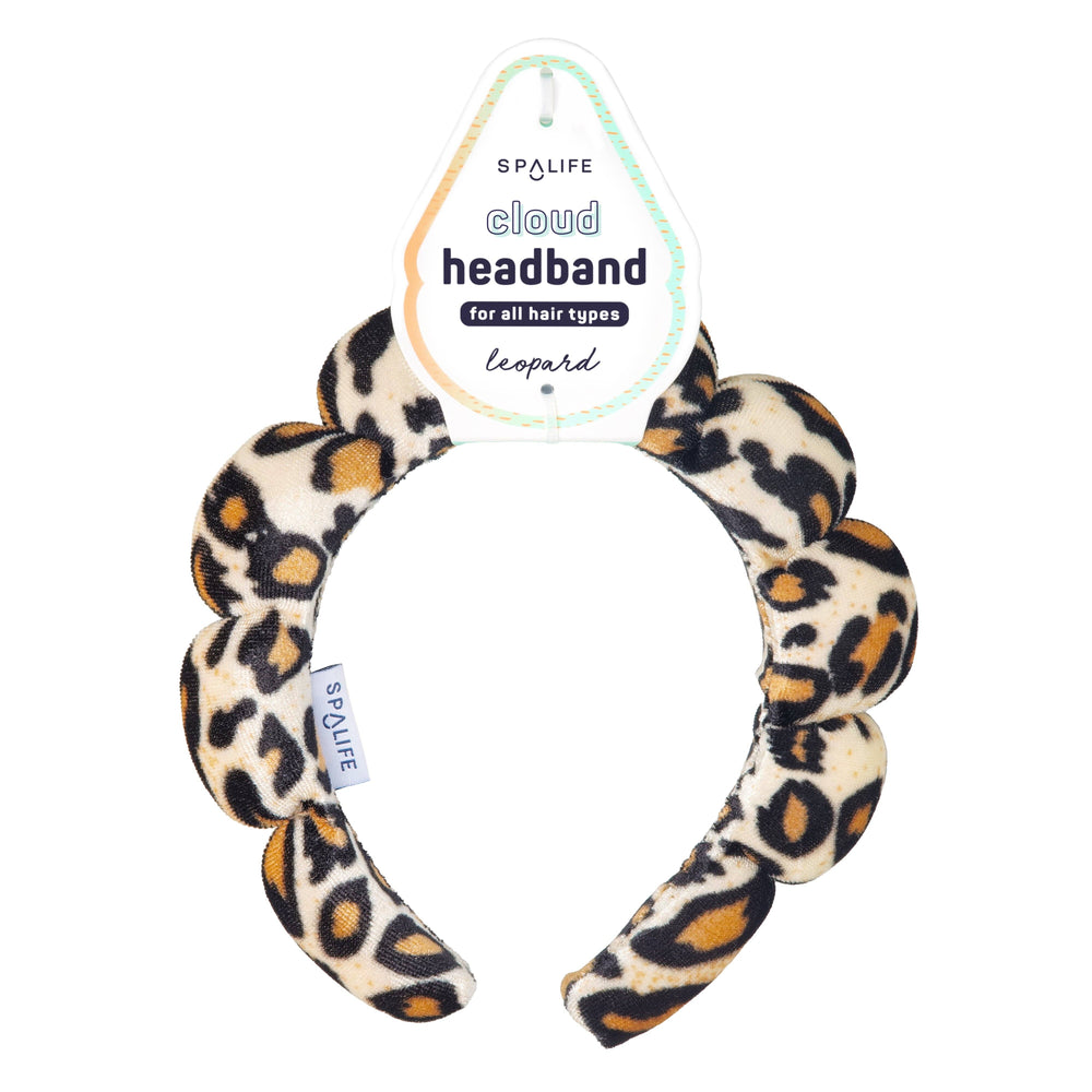 Leopard print patterned gram get ready hand band for all hair types