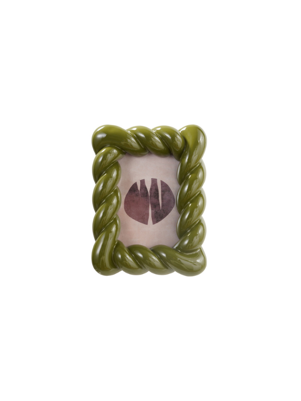 Green Twisted 4x6 Photo Frame