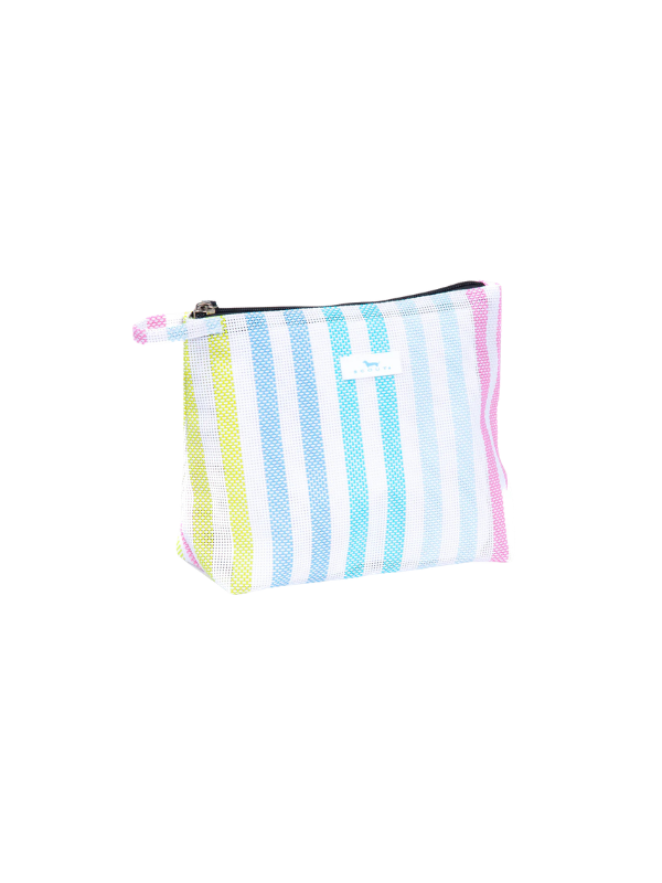 woven striped small Zip bag