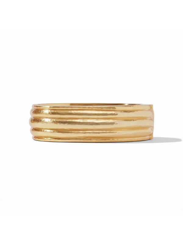 Julie Vos textured gold bangle 