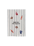 Here For The Tailgate Embroidered Towel 