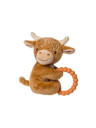 highland cow teether