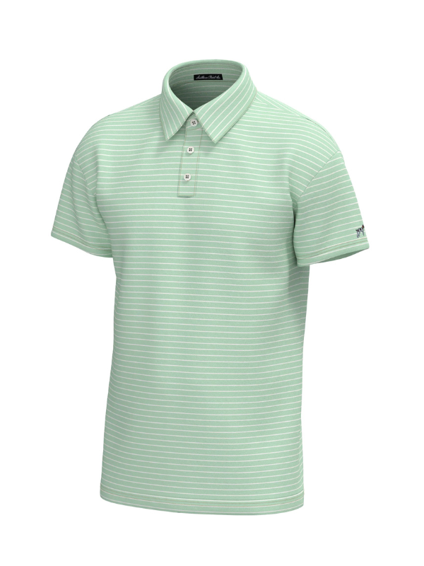 green and white polo shirt by southern point