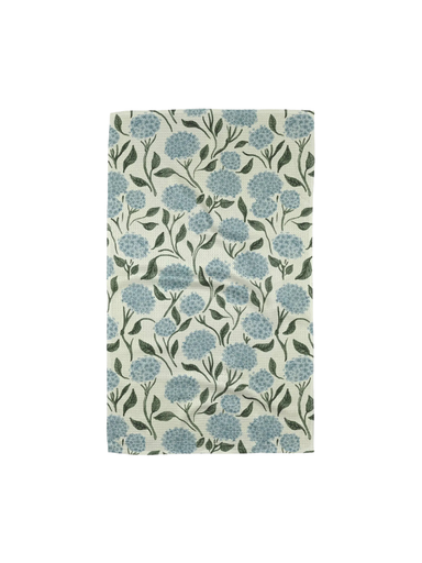 Hydor Tea Towel hydrangea pattern