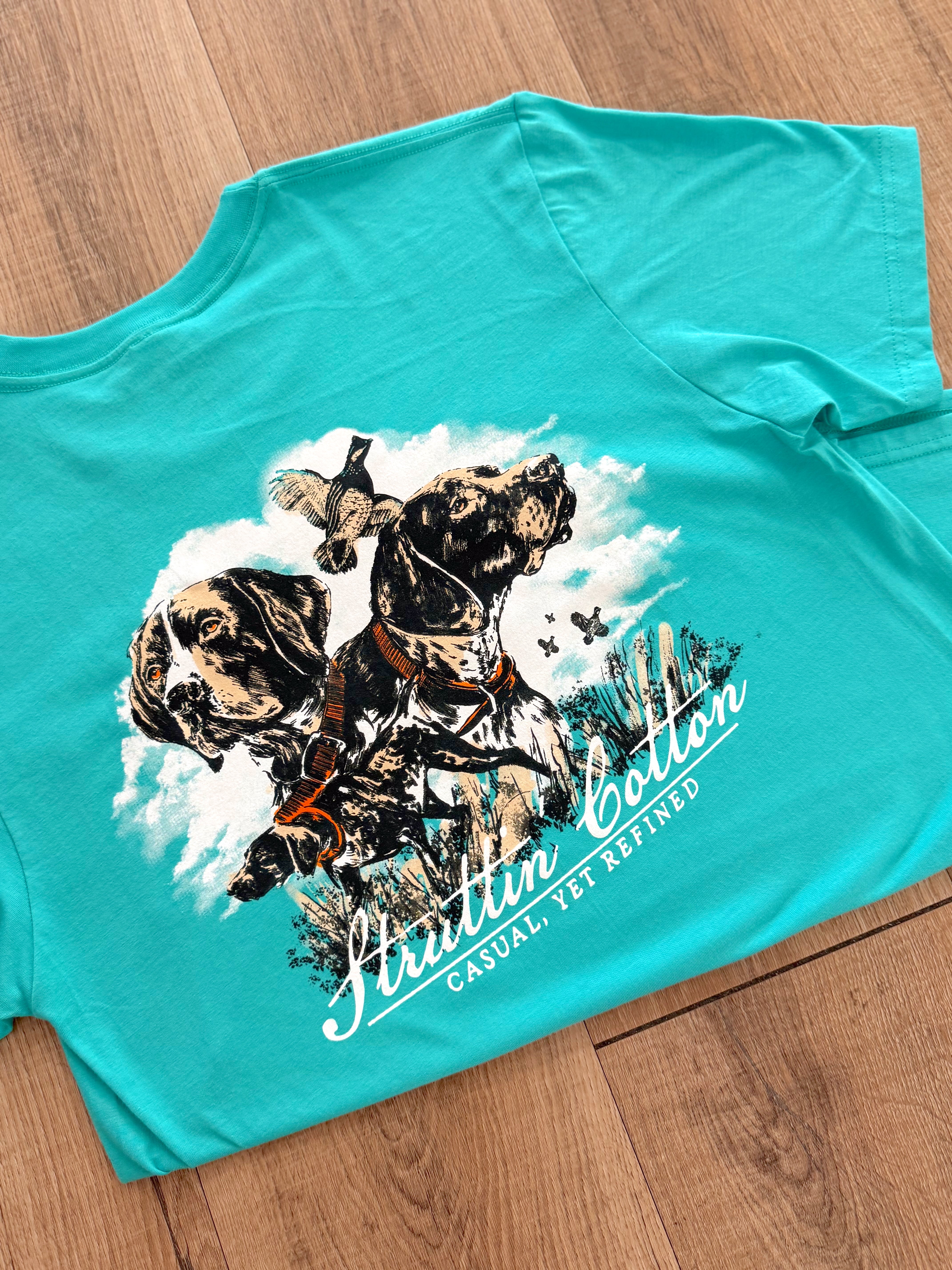 Struttin Cotton Two Dogs Tee