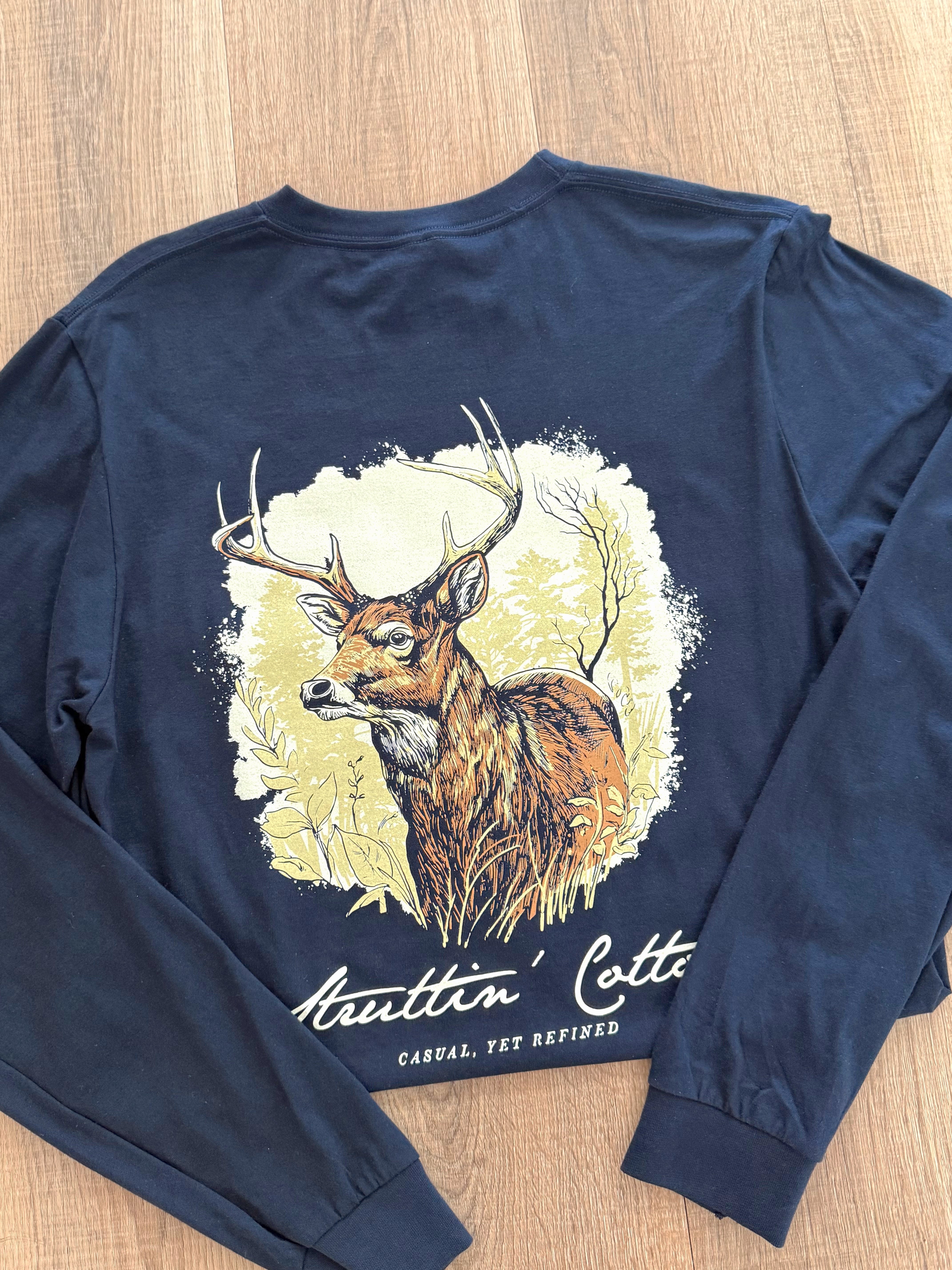 The Winner Long Sleeve Tee by Struttin' Cotton