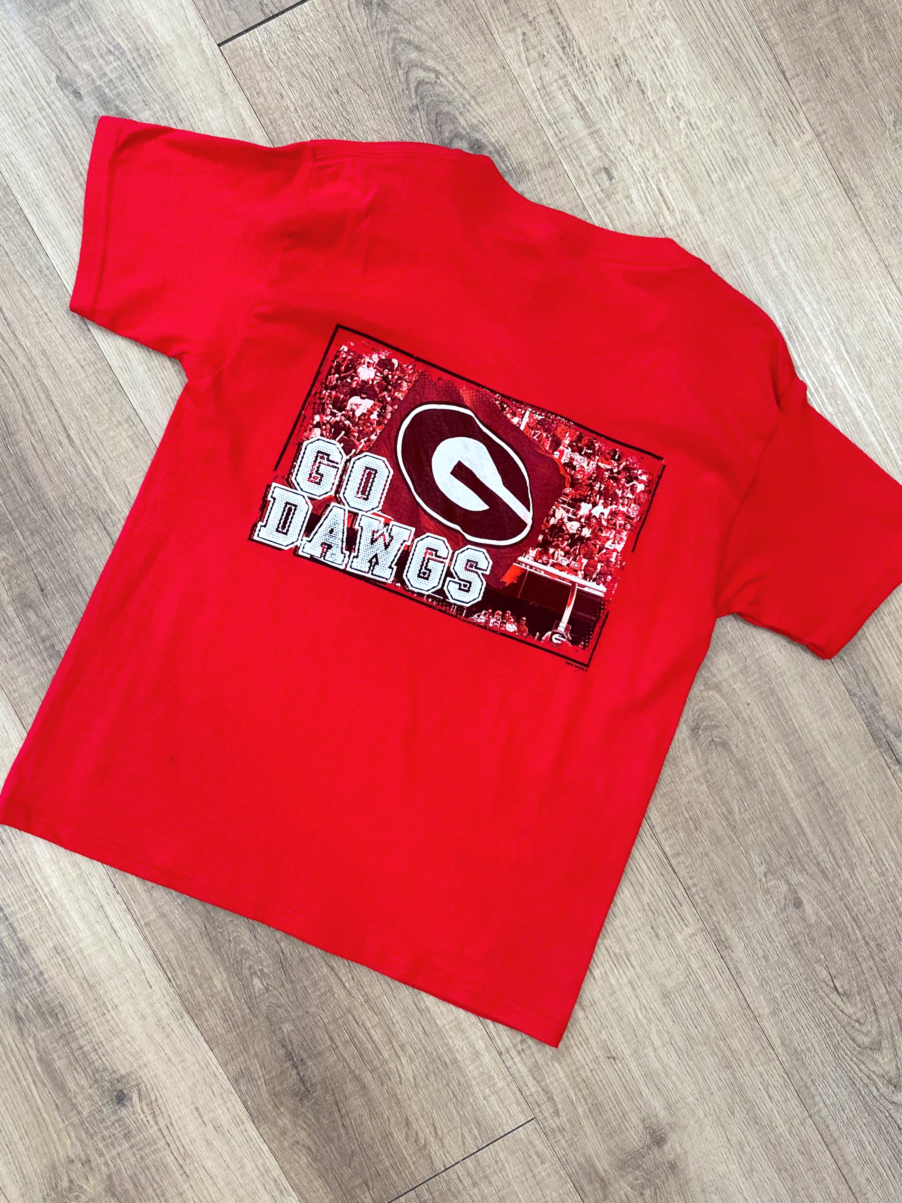 YOUTH Georgia Game Flag Tee