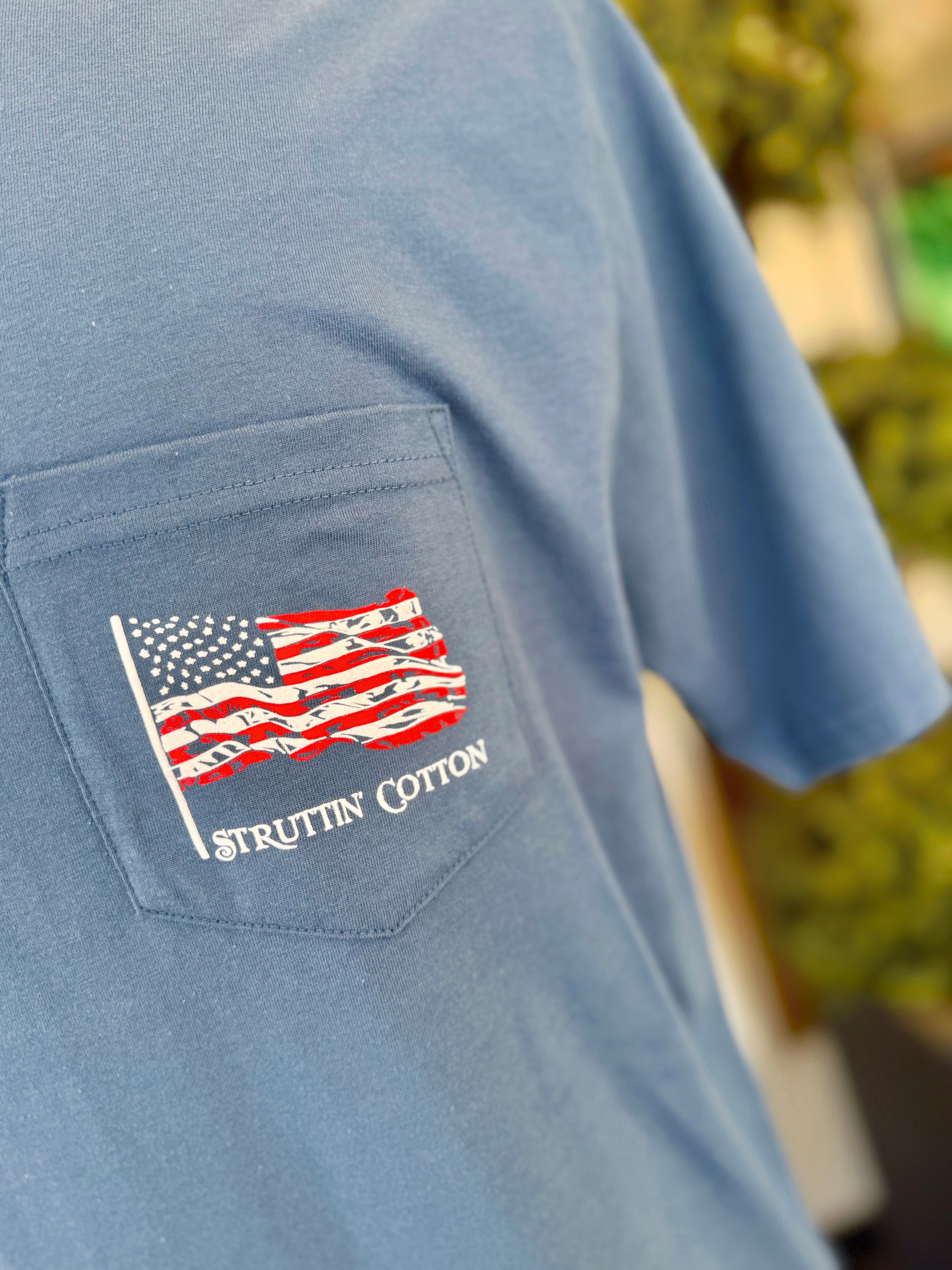 Golden Patriot Tee by Struttin' Cotton