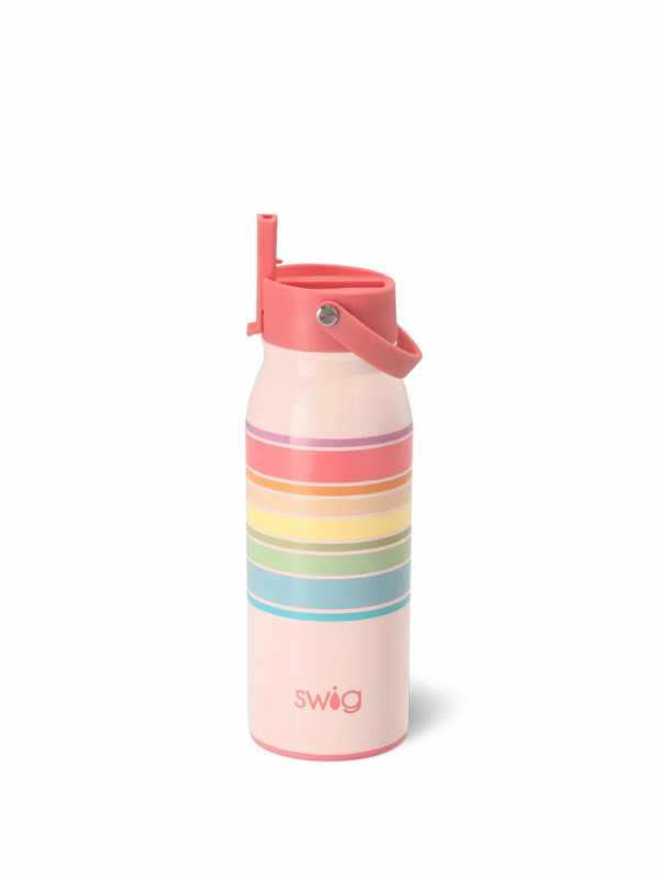Good Vibrations Flip + Sip 36oz Bottle by Swig Life