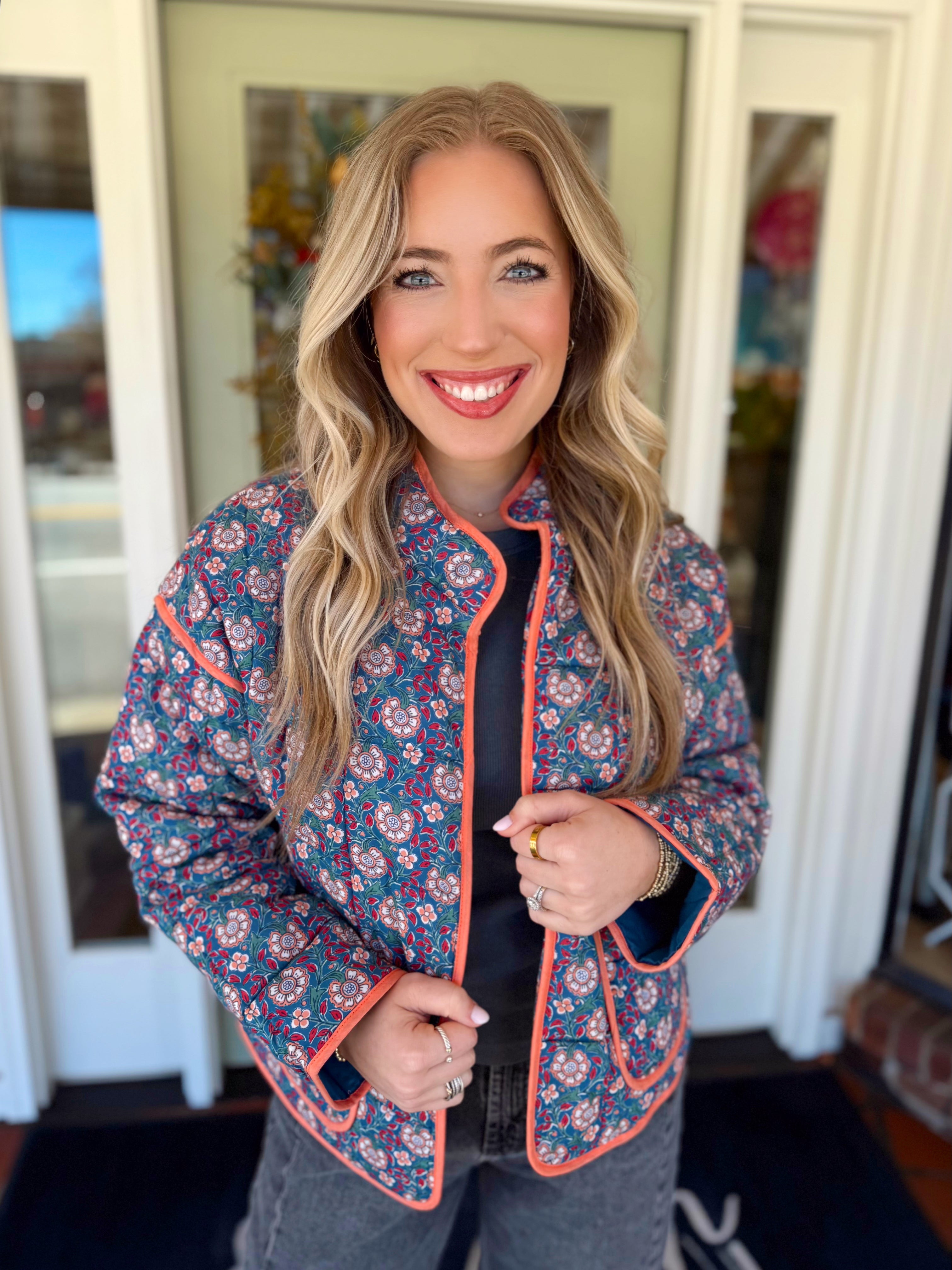 The Cher Block Print Jacket