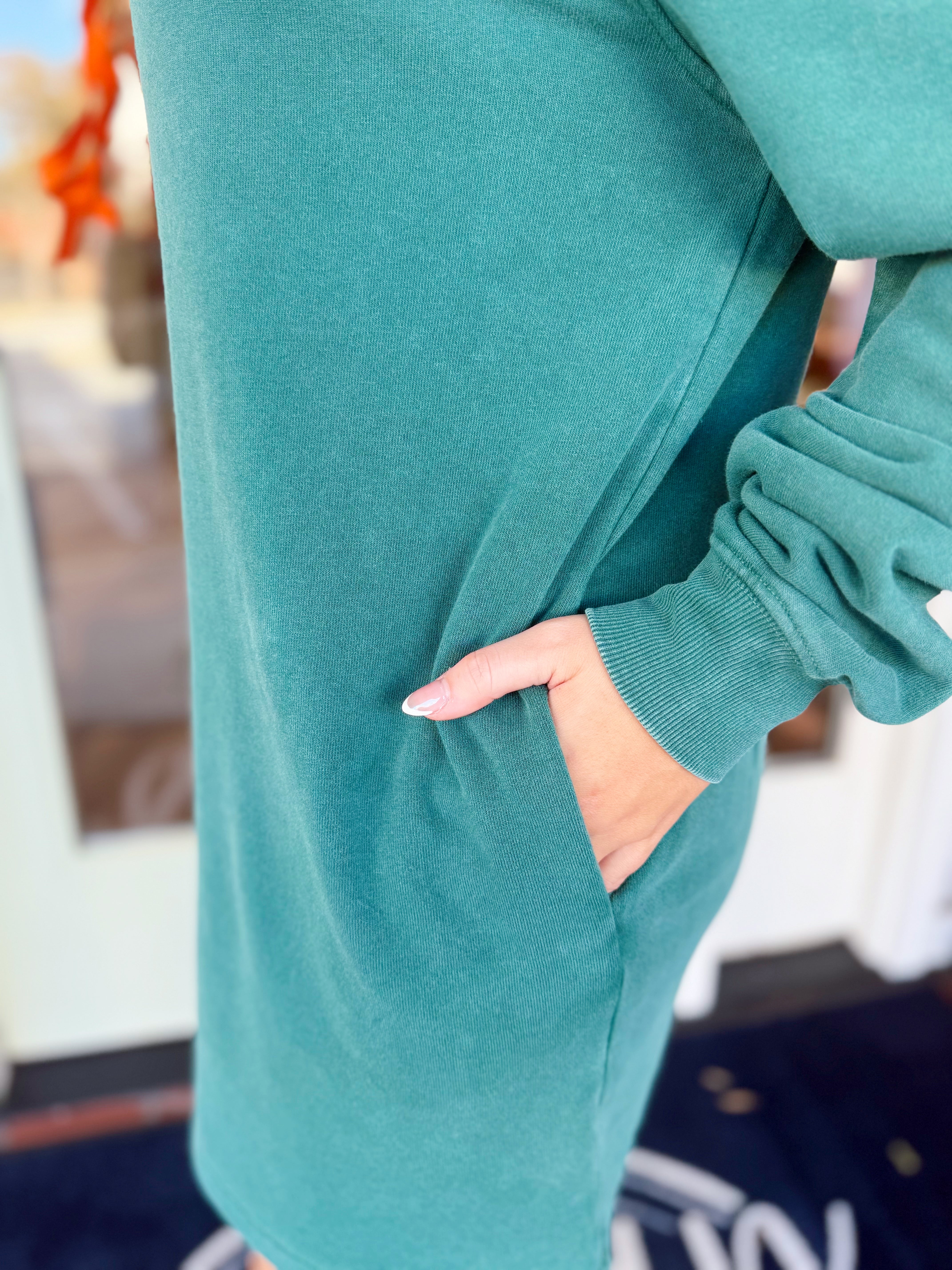 The Brooklynn Dress in Teal