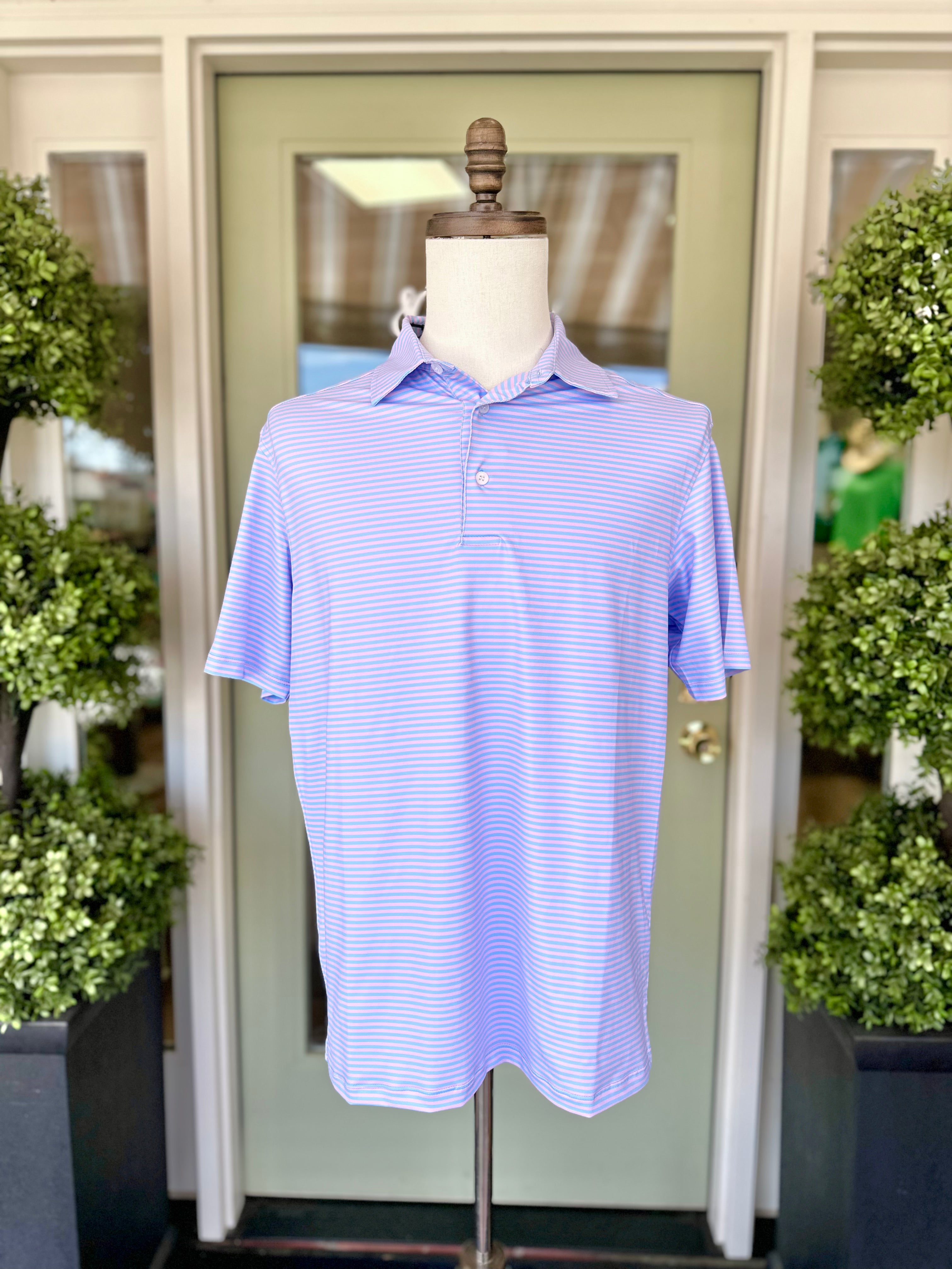 The Sterling Pink and Blue Polo