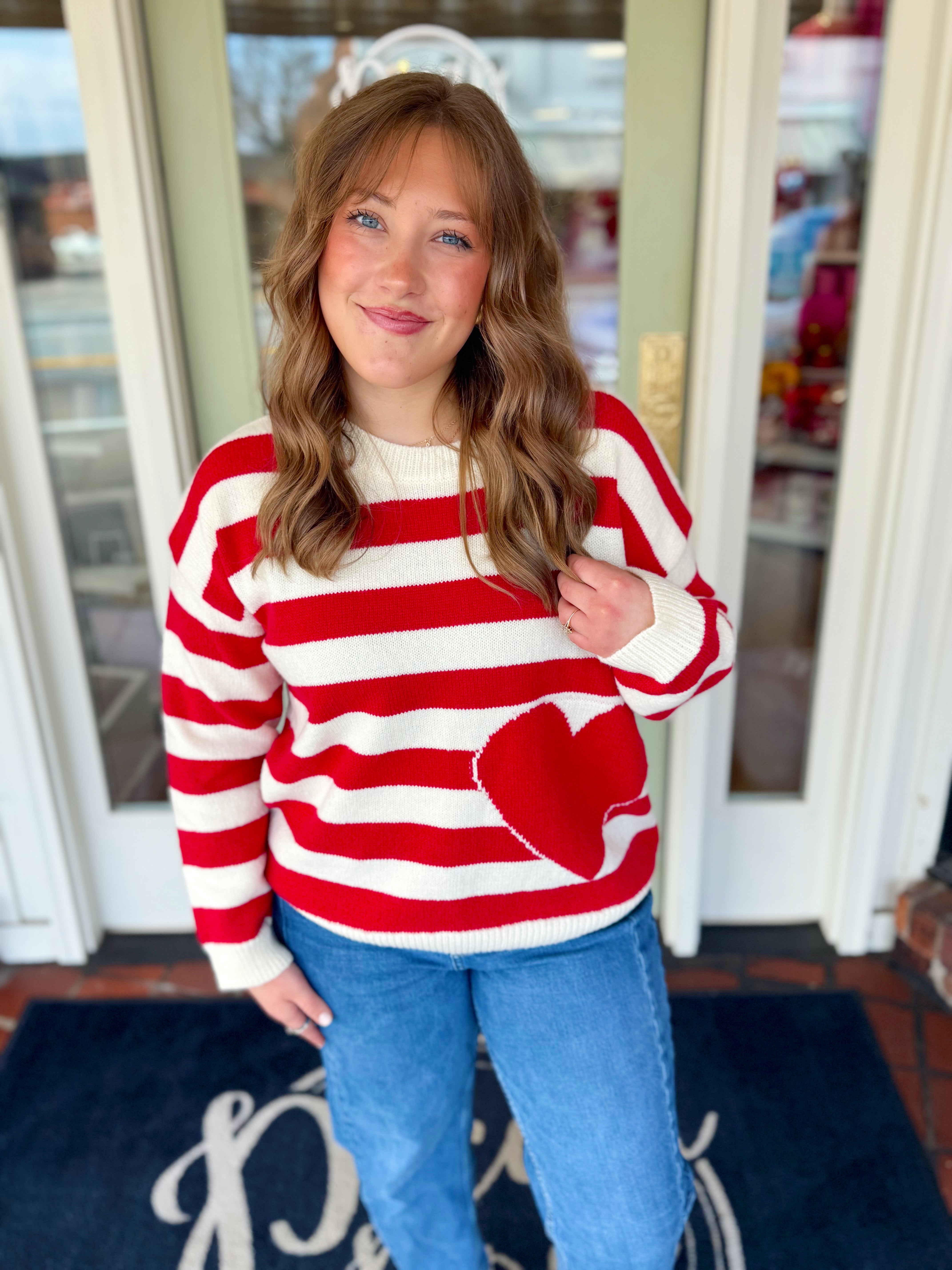 The Jean Heart Sweater