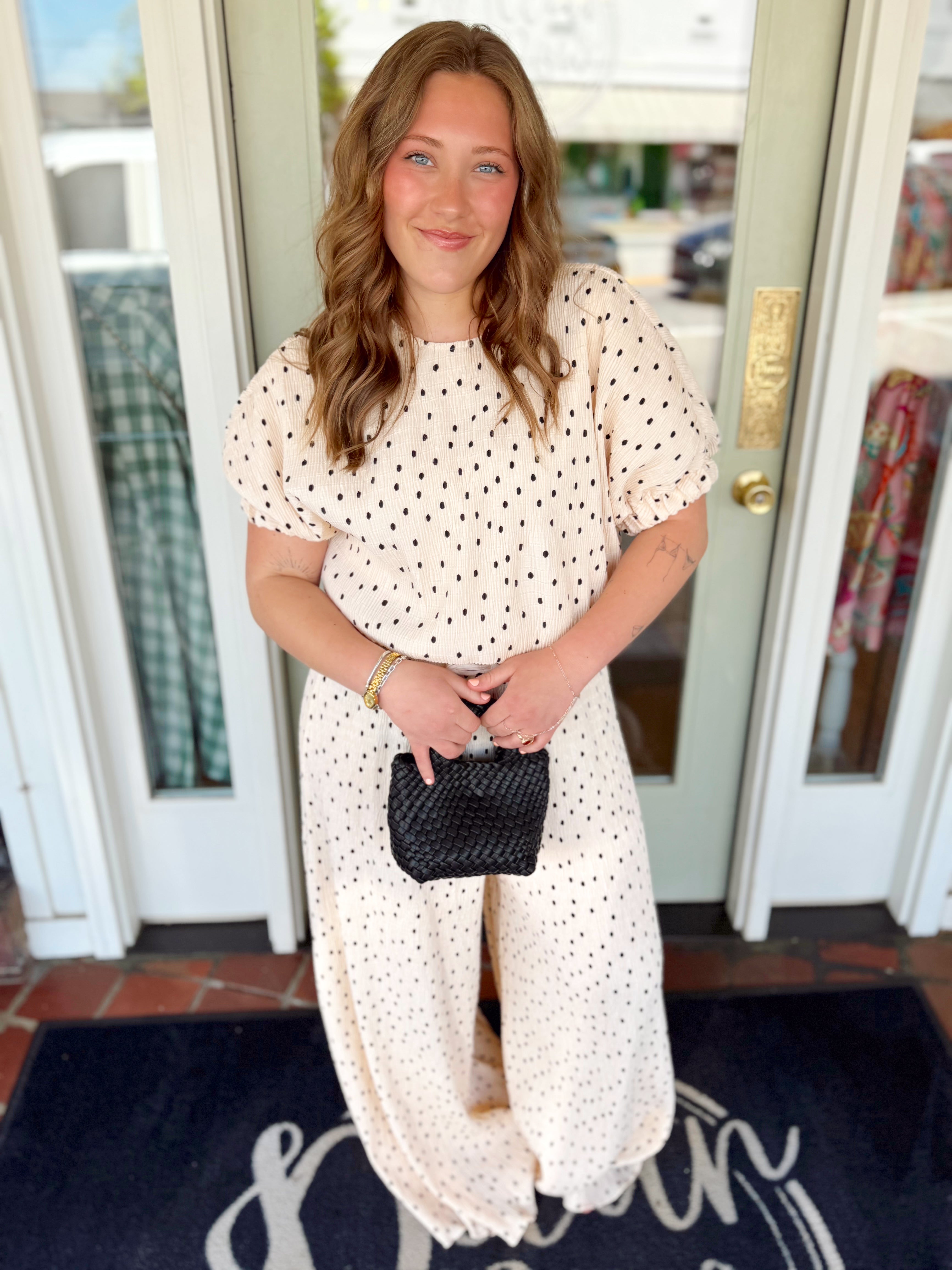 The Hailee Polka Dot Top
