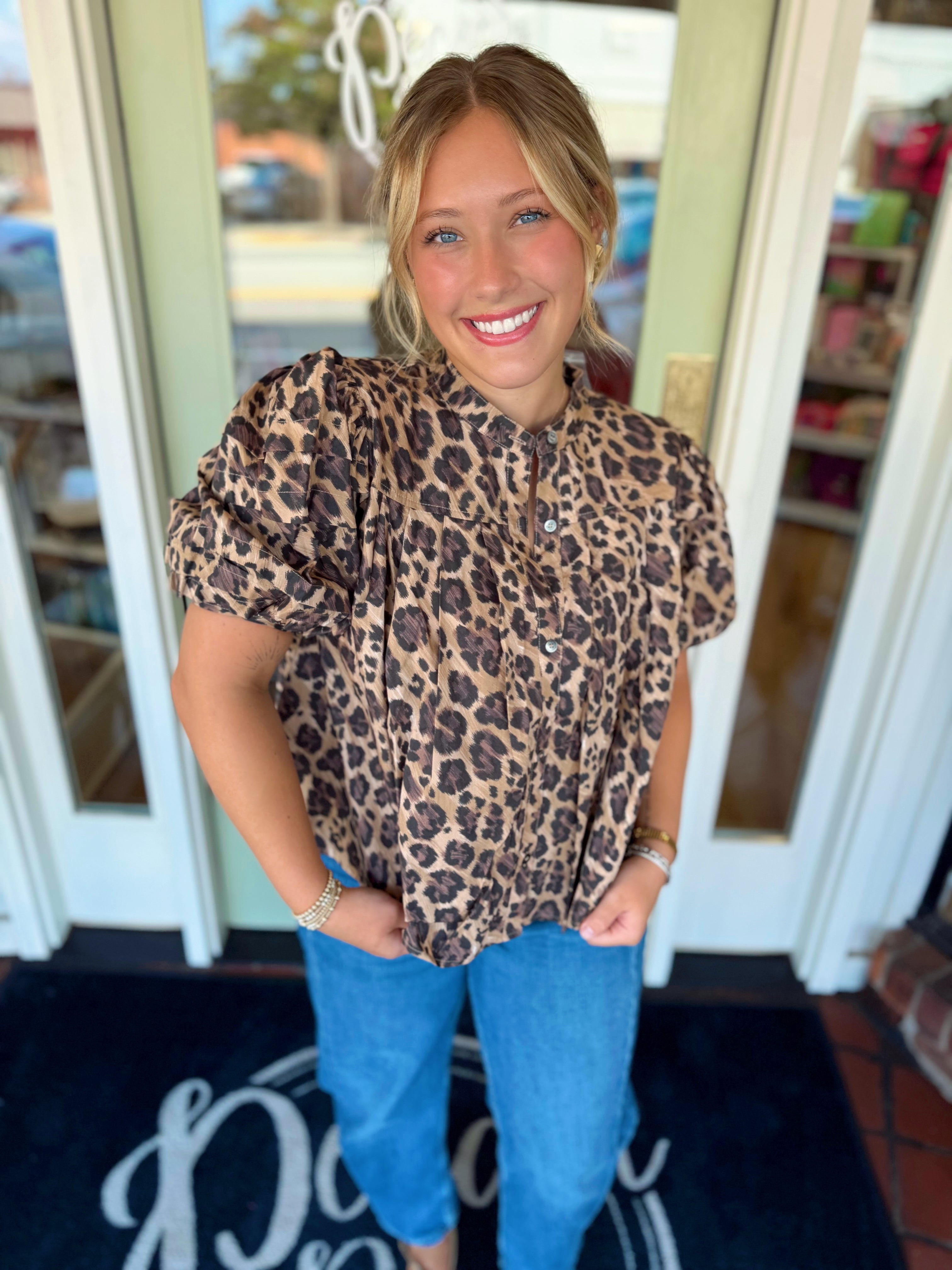 The Daisy Leopard Top