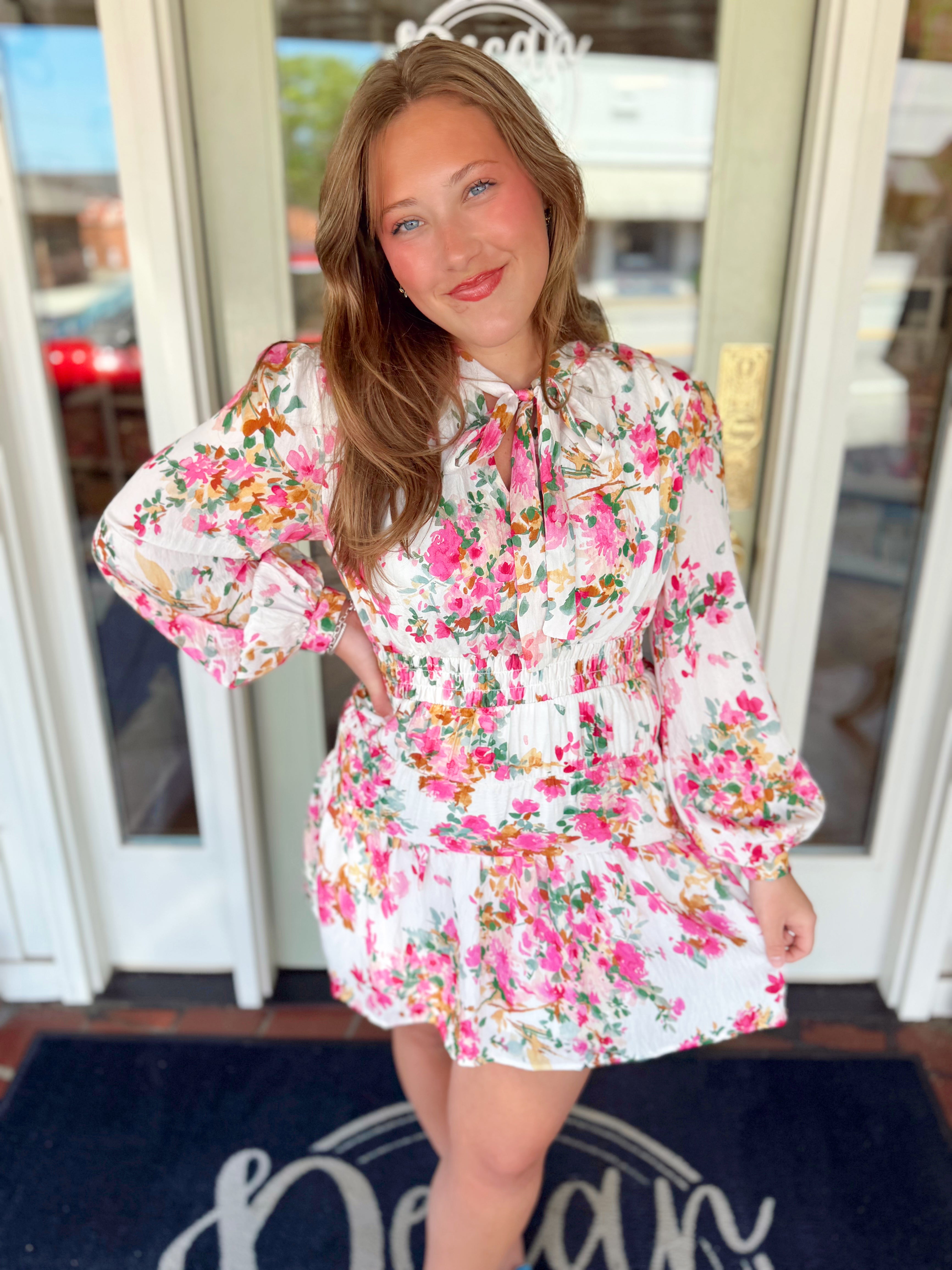 The Arlene Floral Mini Dress