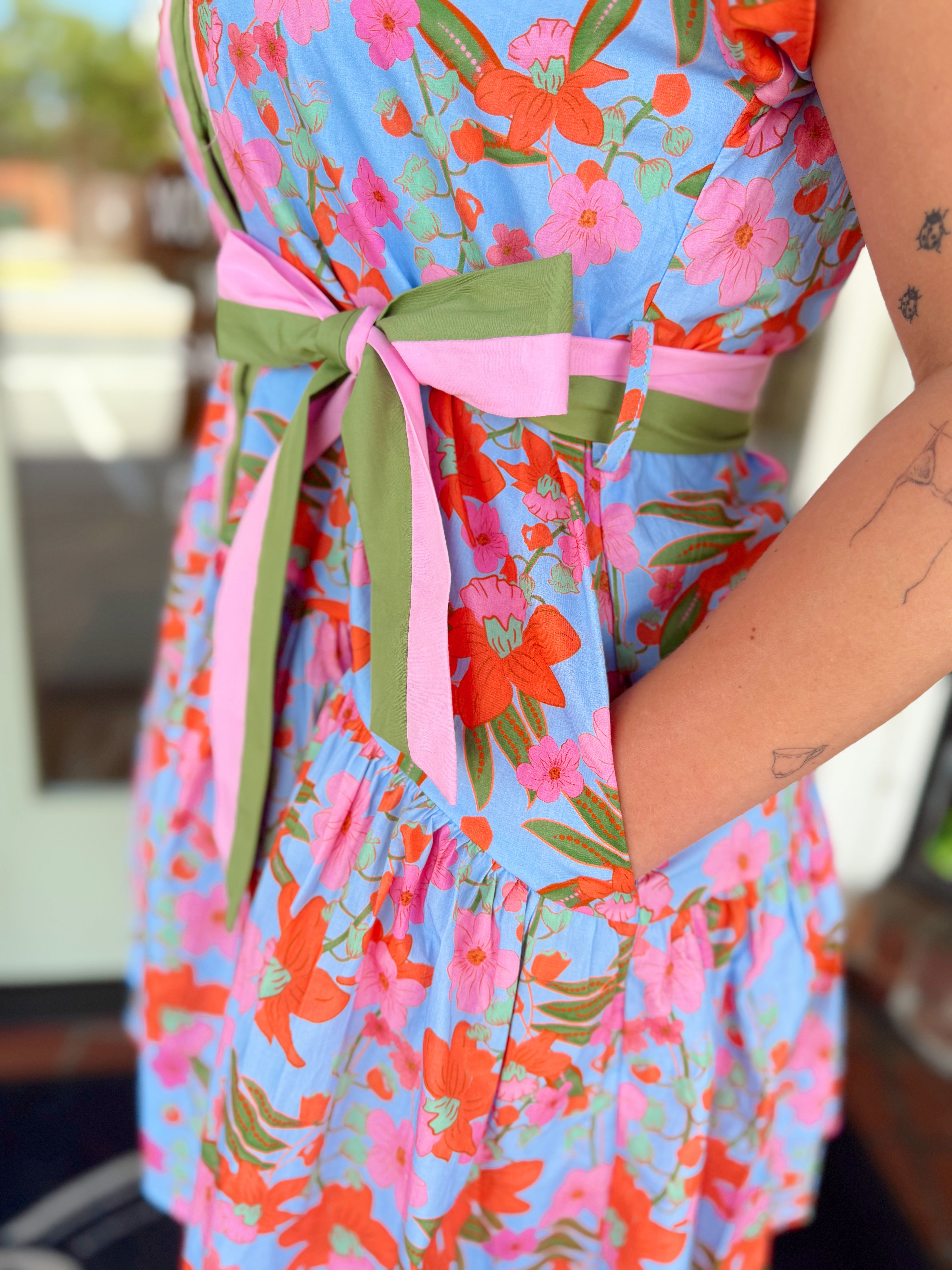 The Iris Floral Dress