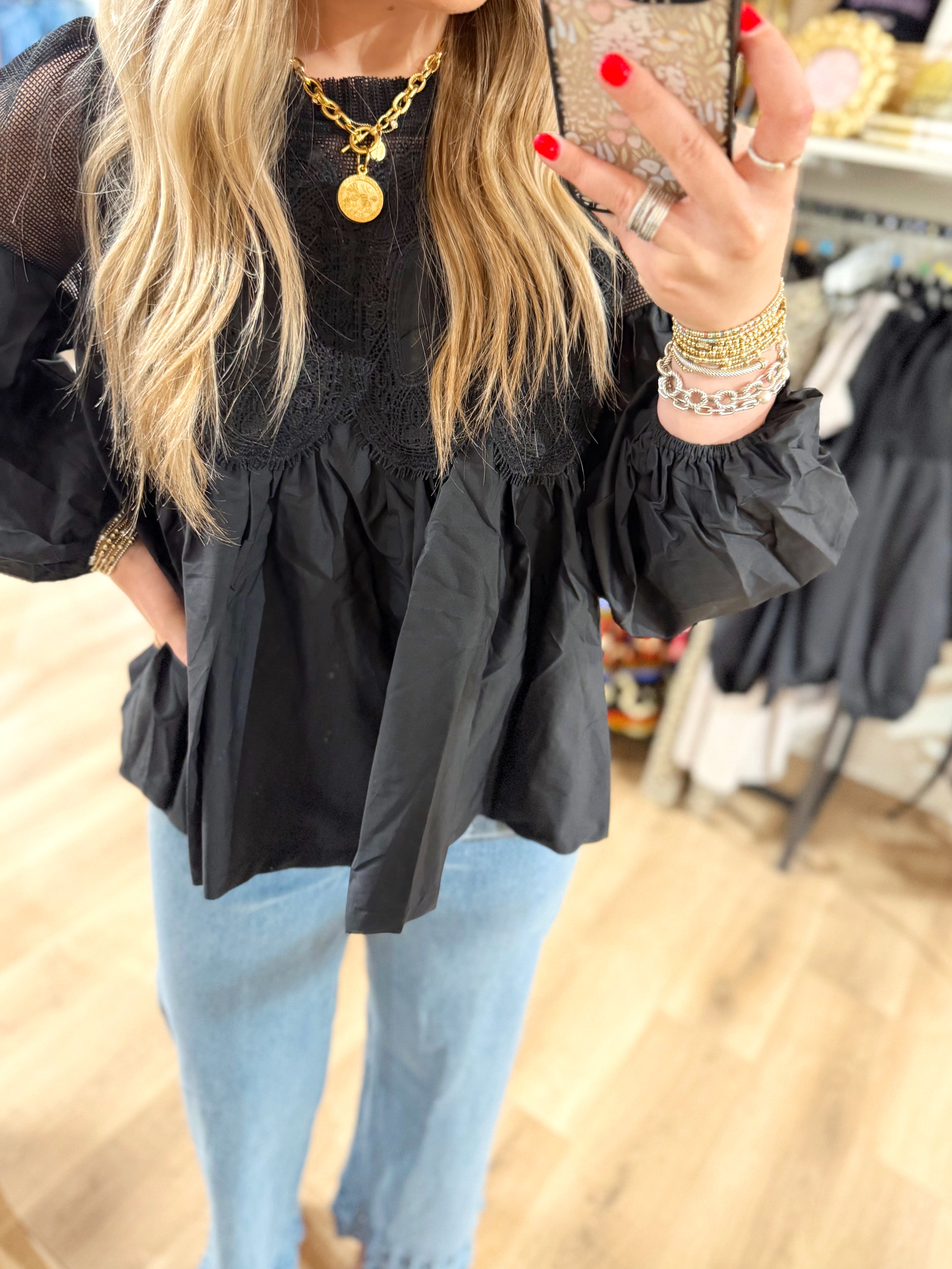 The Hazel Lace Top