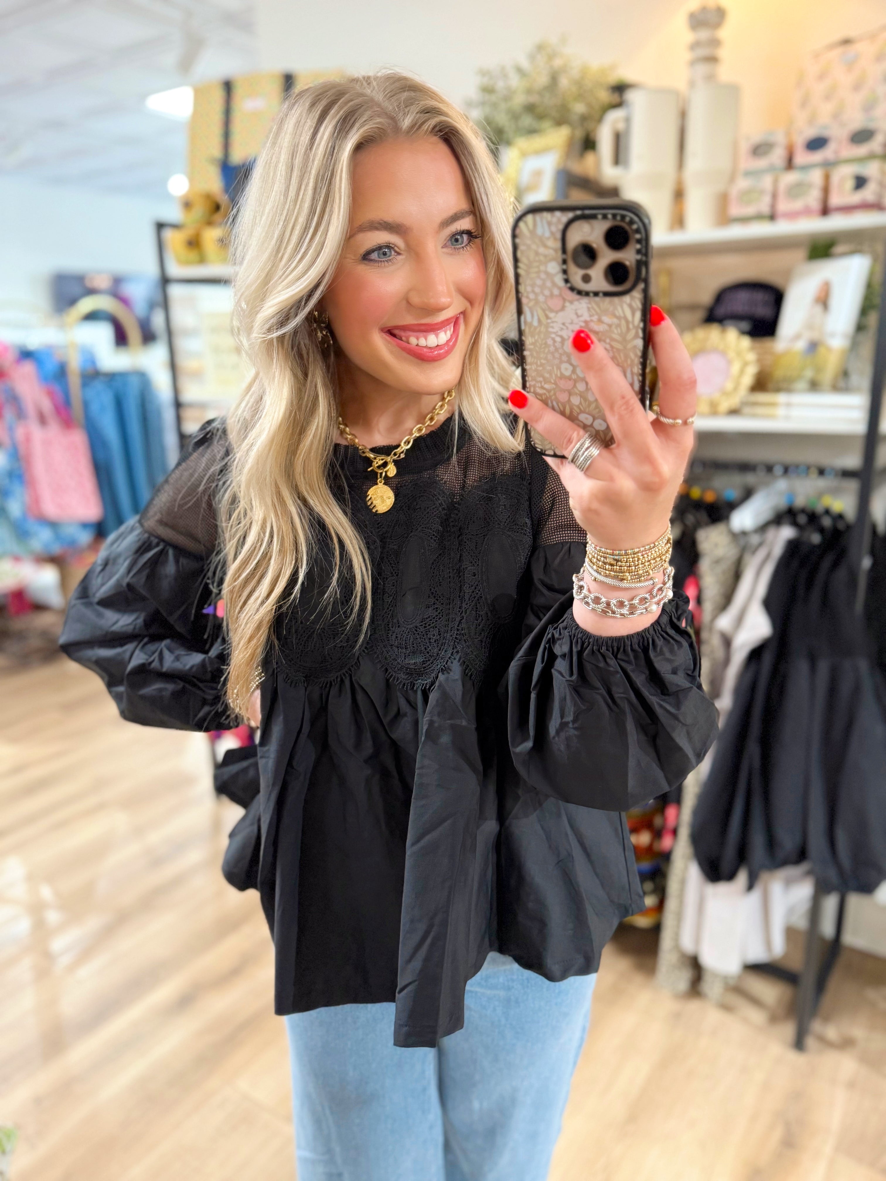 The Hazel Lace Top