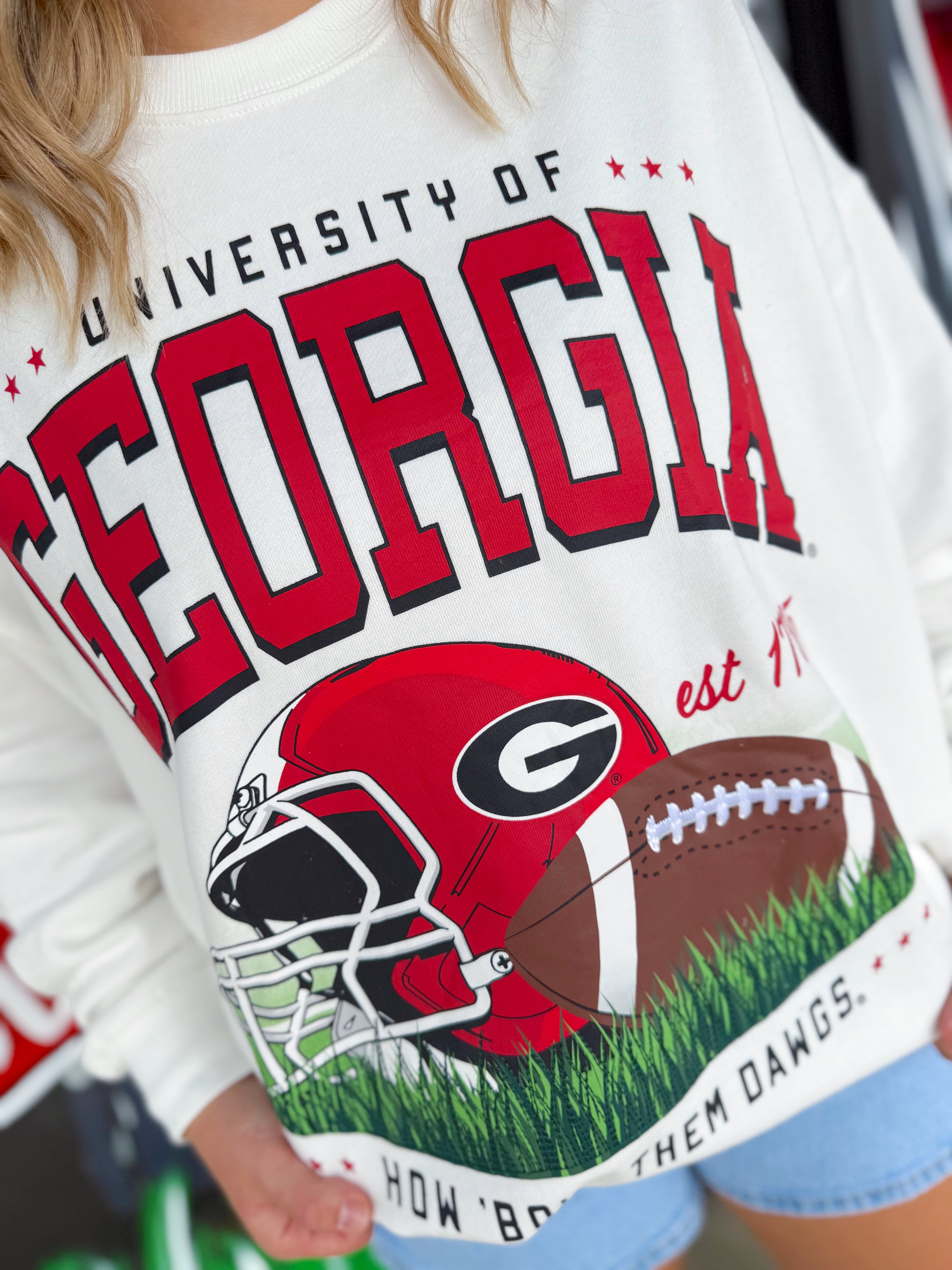 Georgia Malone Multimedia Fleece Crew