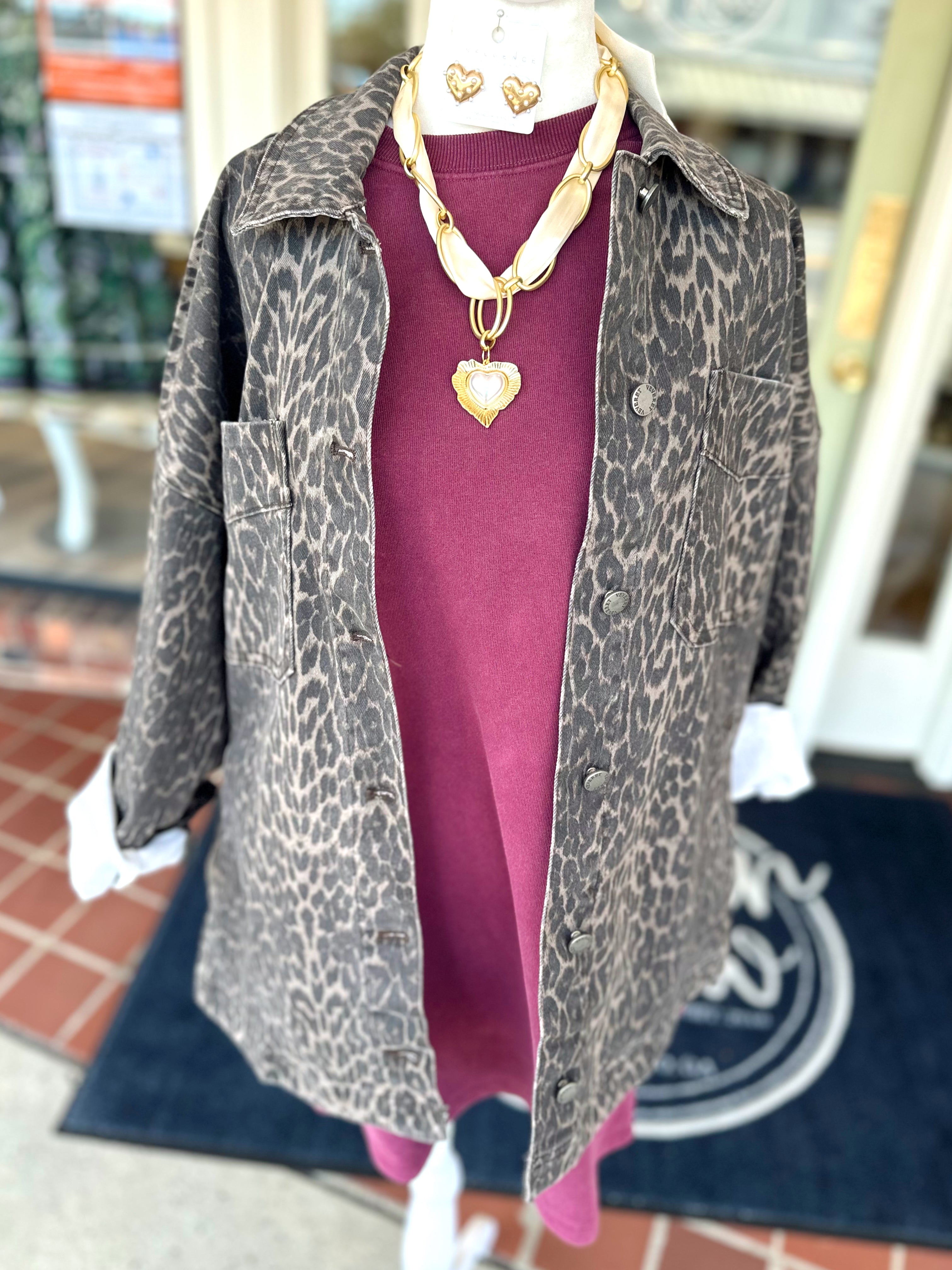 The Cate Leopard Jacket