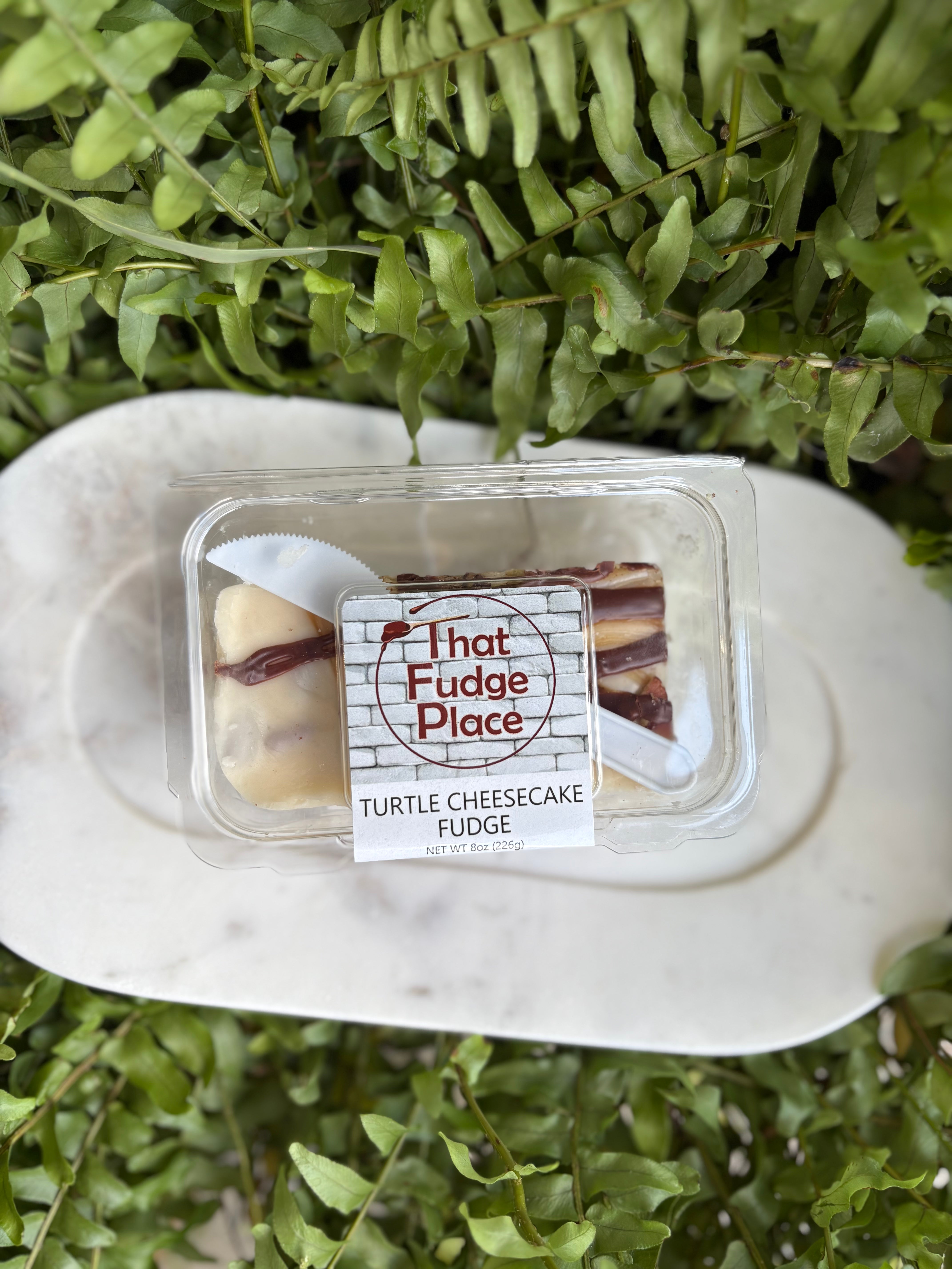 Turtle Cheesecake Fudge