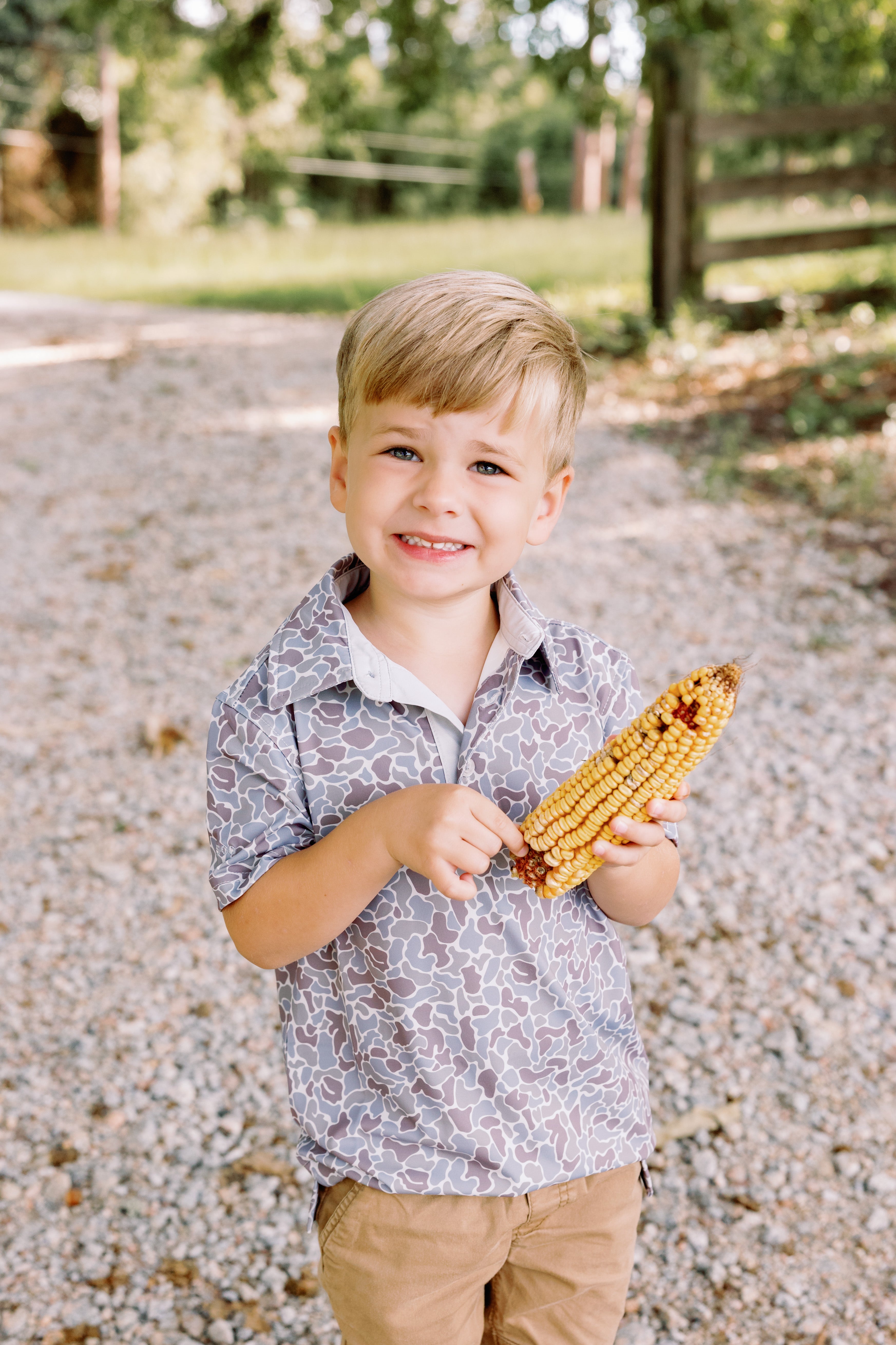 Youth Hunters Hideaway Printed Polo by Southern Shirt Co.
